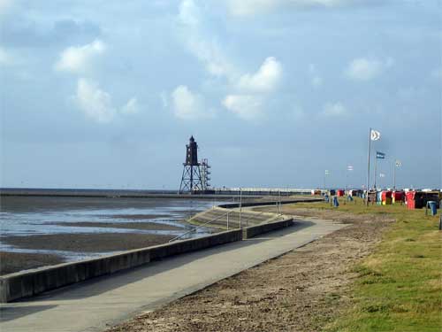 Blick ber den Strand